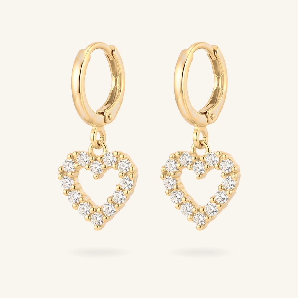 [VACOOL036115] Huggies Corazón Radiante · Oro Laminado 18K