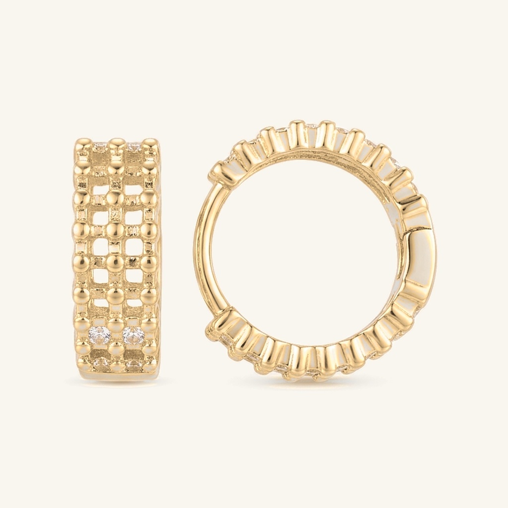[VHUGOL0906180] Huggies Celosía Cristales · Oro Laminado 18K