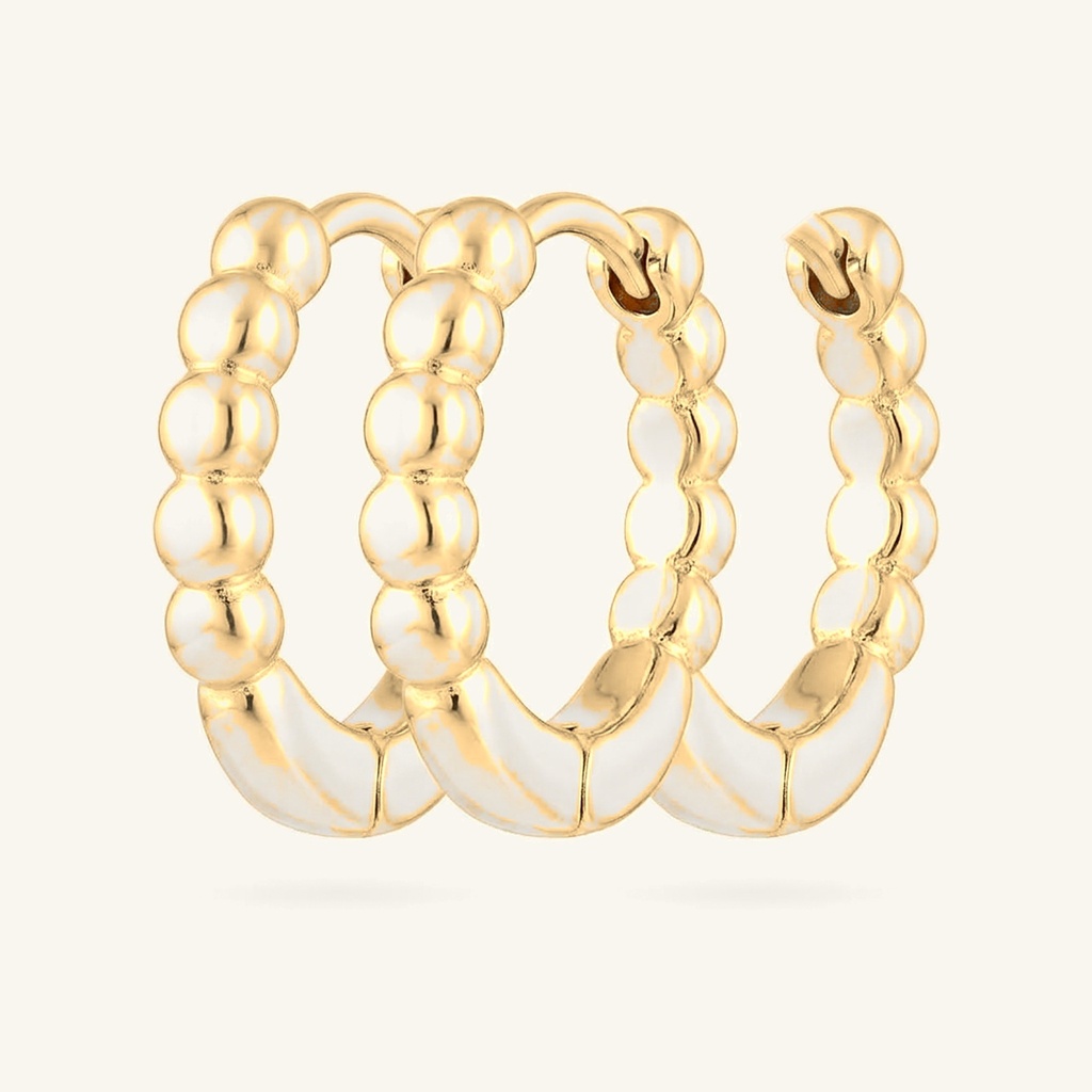 [VHUGOL0906214] Huggies Esferas Radiantes · Oro Laminado 18K