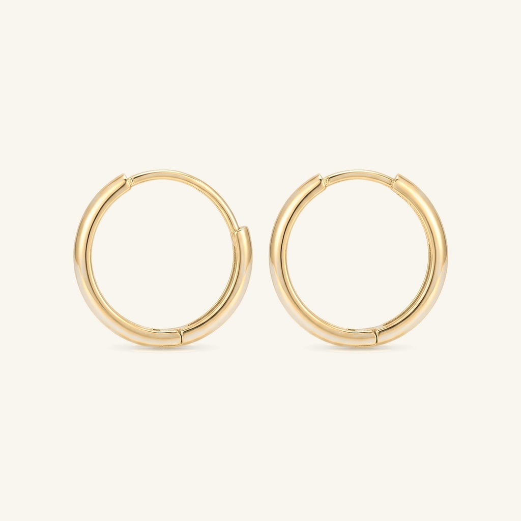 [VHUGOL0906221] Huggies Clásicos Lisos · Oro Laminado 18K