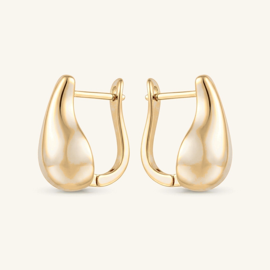[VHUGOL0906266] Huggies Gota Escultural · Oro Laminado 18K