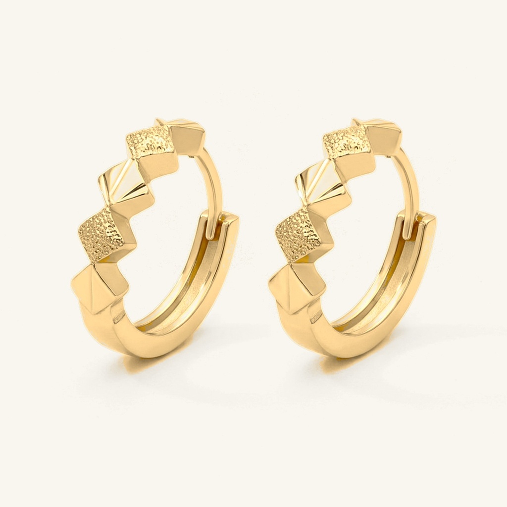 Huggies Pirámides Texturizadas · Oro Laminado 18K