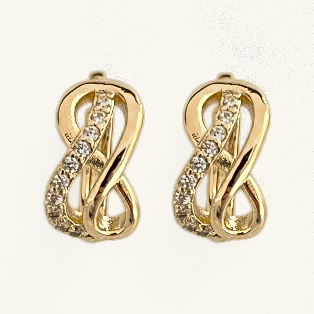 Huggies Infinito Brillante · Oro Laminado 18K