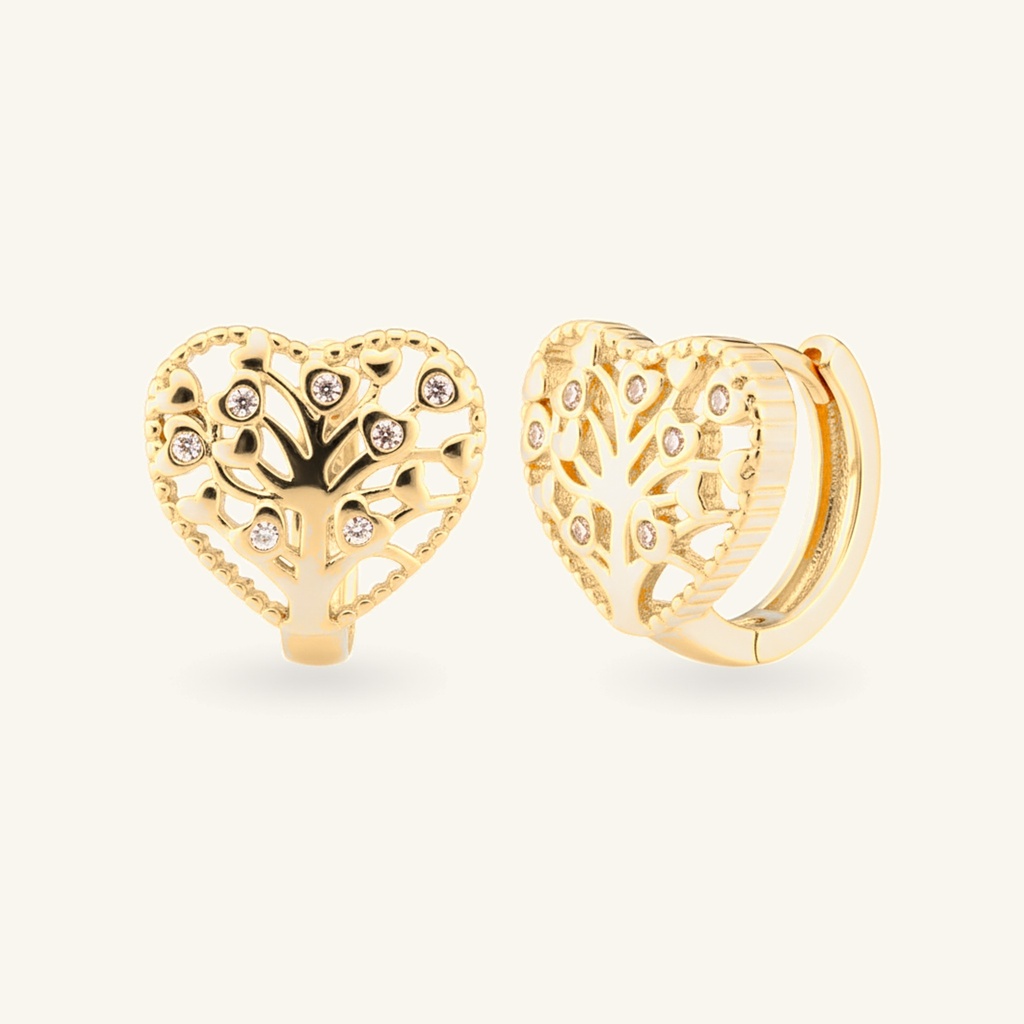 Huggies Árbol del Amor · Oro Laminado 18K