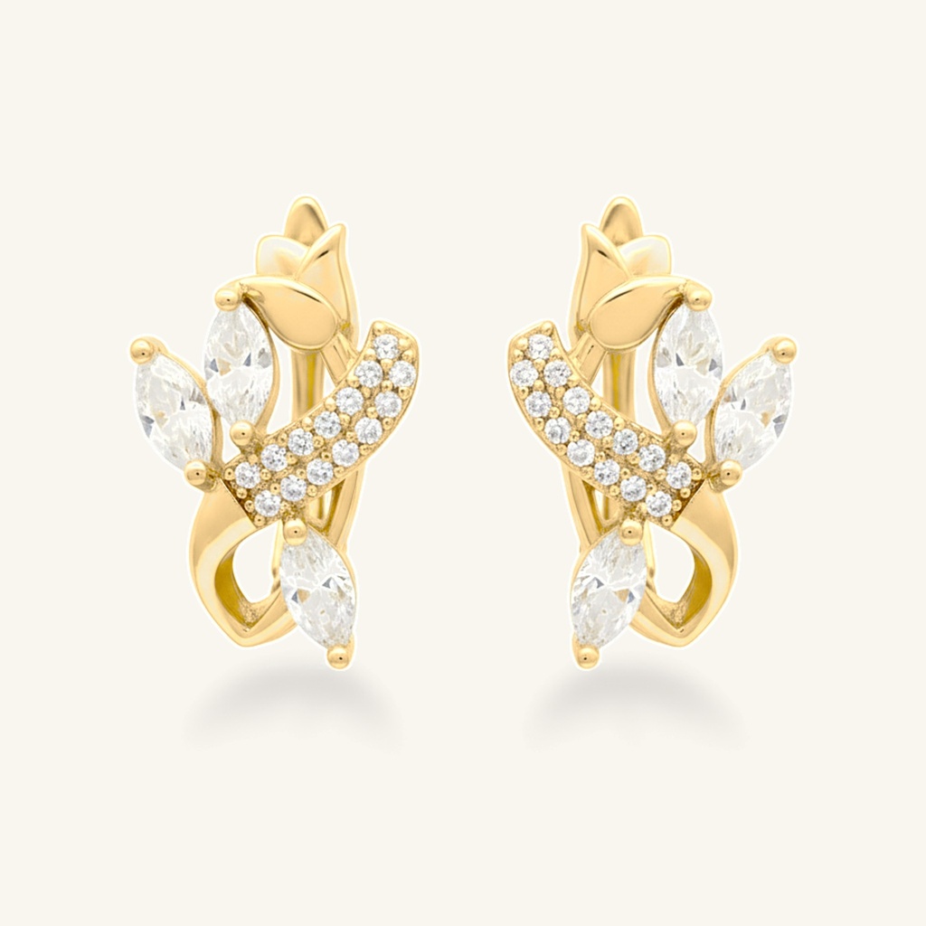 Huggies Jardín de Cristales · Oro Laminado 18K